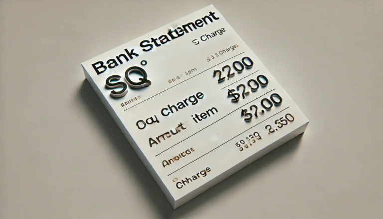 What Does SQ Charge Mean on a Bank Statement