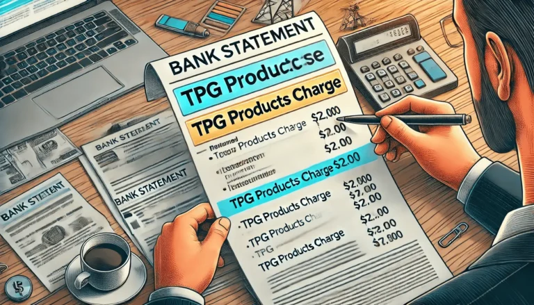 What Is the TPG Products Charge on Your Bank Statements