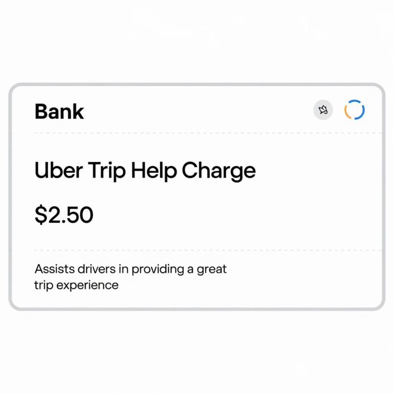 Uber Trip Help Charge