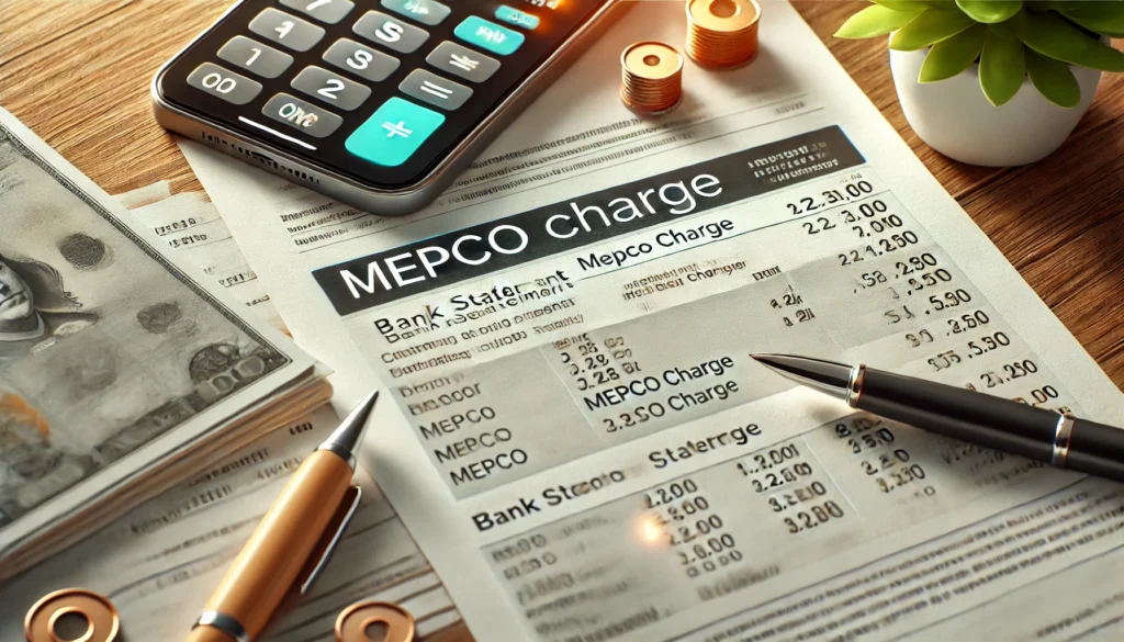 What Is the MEPCO Charge on Your Bank Statement