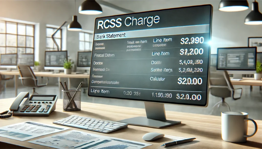 What Is the RCSS Charge on Your Bank Statement