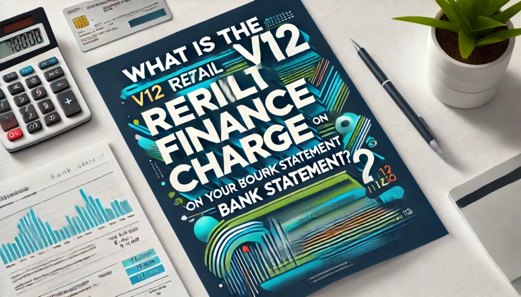 What Is the V12 Retail Finance Charge on Your Bank Statement