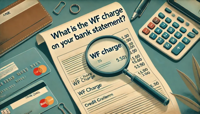 What Is the WF Charge on Your Bank Statement