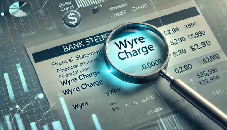 What Is the Wyre Charge on Your Bank Statement